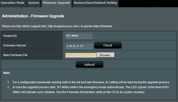 firmware restoration asus инструкция