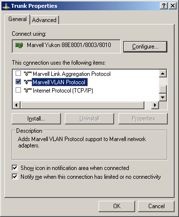 Как настроить vlan windows 7